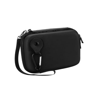 balacoo EVA USB Cable Storage Box Black Zipper Case Data Cable Organizer for Travel Compact Electronics Pouch for Earphones Sunglasses Cards Keys Pens Coins