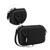 balacoo EVA USB Cable Storage Box Black Zipper Case Data Cable Organizer for Travel Compact Electronics Pouch for Earphones Sunglasses Cards Keys Pens Coins view 4