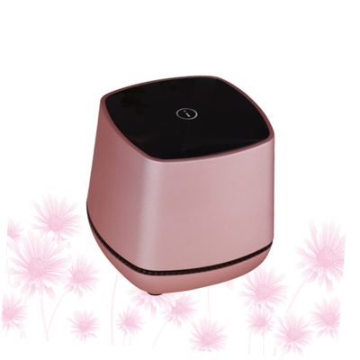 ARTIBETTER Portable Rose Gold Mini USB Desktop Computer Speakers with Bass Compact Stereo Sound Volume Saving Design for Use