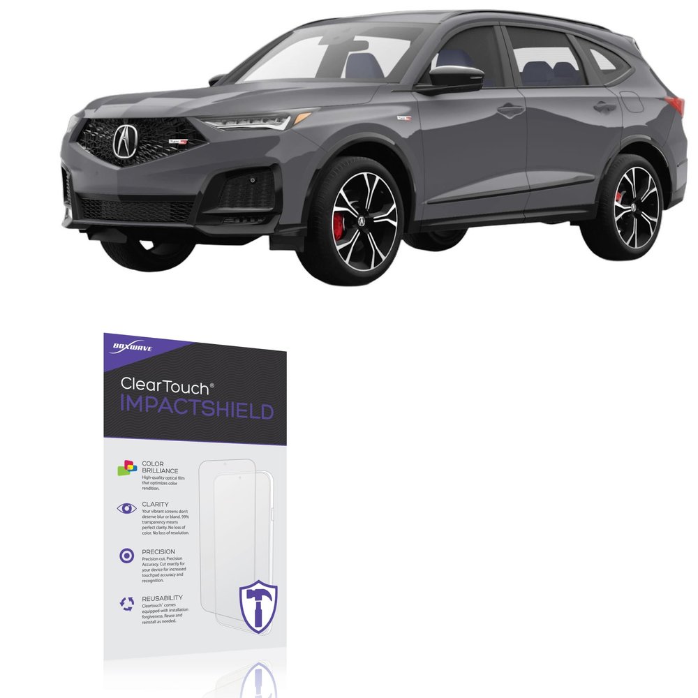 BoxWave Screen Protector Compatible With Acura 2026 ADX Display (9 in) - ClearTouch ImpactShield (2-Pack), Impenetrable Screen Protector Flexible Film