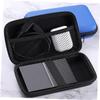 BAZEITFLOW Hard Organizer Bag with Mesh Pocket Shockproof Electronic Accessory Storage Pouch for Chargers Batteries Cables Compact Multifunctional Carrying Case for Travel and Daily Use view 3