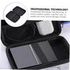 BAZEITFLOW Hard Organizer Bag with Mesh Pocket Shockproof Electronic Accessory Storage Pouch for Chargers Batteries Cables Compact Multifunctional Carrying Case for Travel and Daily Use view 4