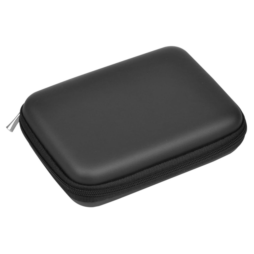 ADOCARN Shockproof Hard Digital Accessory Bag with Band Stabilizer Compact Travel Storage for Cables Chargers Earphones Compatible with Power Banks and Portable Electronics