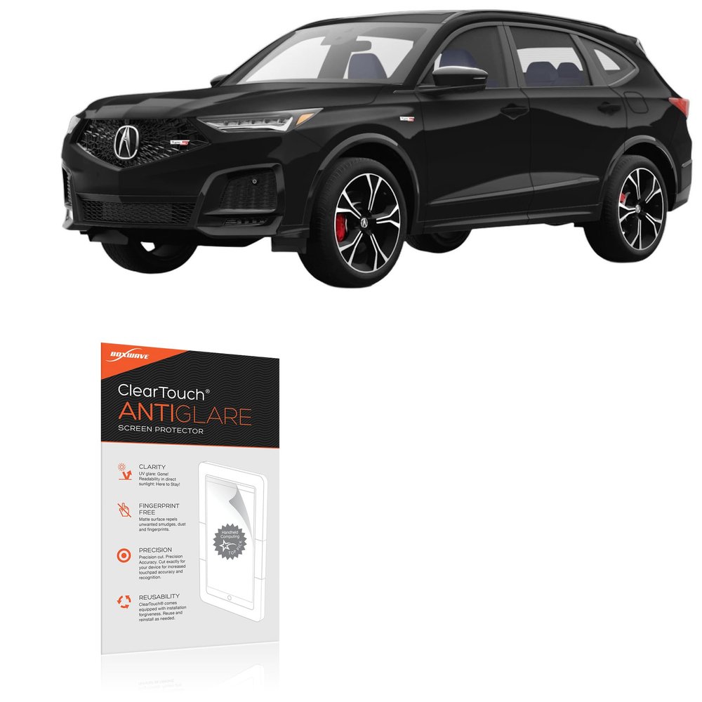 BoxWave Screen Protector Compatible With Acura 2026 MDX Instrument Display (12.3 in) - ClearTouch Anti-Glare (2-Pack), Anti-Fingerprint Matte Film Skin