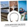 ADOCARN 8pcs Banded Silicone Noise Reduction Earbuds with Neck Strap for Studying Sleeping Working Multipurpose Hearing Protection view 3