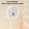 Floor Cord Cover Cord Hider Floor Cable Cover for Wire Prevent Cable Trips Soft PVC Material for High Walking Traffic Areas Home Office(White,1.8x0.9cm/0.7x0.4in) view 3