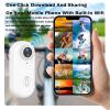 POV Camera, POV Camera 4K Thumb Cameras, Mini Action Cam, 170 Wide Angle, for Cycling, Pet Walking and Outdoors Activities (Black,128g) view 2