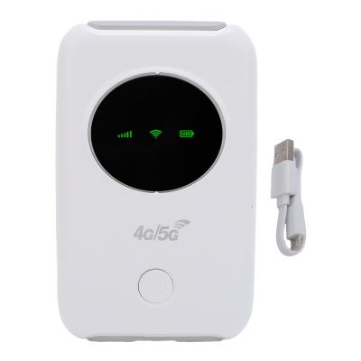 Tangxi 4G/5G WiFi Hotspot, 300Mbps High Speed Unlocked USB WiFi Modem with SIM Card Slot, Support 10 Users, Wireless Network Portable Router with LED Display for Travel
