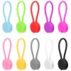 10 PCS Silicone Magnetic Cable Ties Cable Clips Cord Organizer Reusable Magnet Cables Organizer Silicone Cables Straps Management Cabl Cords for Bundling and Fastening Cabl Bookmark Fridge Magnets view 1