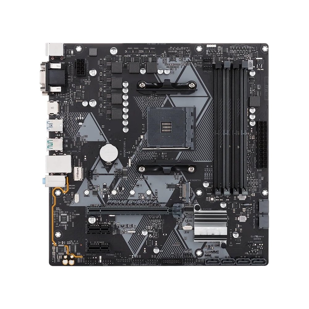 ZXKLXYY Computer Motherboards Fit for ASUS B450M Motherboard Prime B450M-A AM4 Support Ryzen 5 5600G 5300G 5700 3900 1500 CPUs DDR4 64GB M.2 ATX