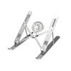 Adjustable Aluminum Laptop Stand with Cooling Fan - Ergonomic Foldable Design for 10-17" Laptops, Ideal Laptop Cooling Pad for Gaming, Office, and DJs view 1