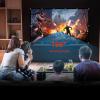 60-150 inch Outdoor Projector Screen, 4:3 HD Foldable Anti-Crease Portable Movies Screen for Home Theater, Camping Party, Office(150in) view 3