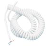 Wires and cables 4Core PUR White Spring Spiral Cable Telescopic Wire 28/24/22AWG Stretch1/2/3/4/5/6/7/8 Meter Stretchable Wire Shrinkable Cable Wires and cables(Stretch 2Meters,4C 22AWG 0.3mm2) view 4