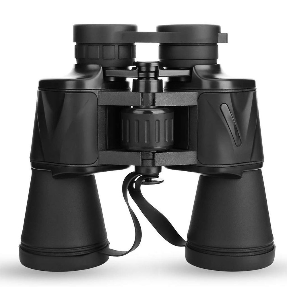 12X50 Telescope Binoculars - 10-3000 Meters Effective Range, BAK4 Prism, Black, Waterproof