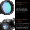 12X50 Telescope Binoculars - 10-3000 Meters Effective Range, BAK4 Prism, Black, Waterproof view 4