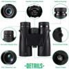 Adult Binoculars Telescope - Rubber Children's Outdoor Travel Binoculars for Bird Watching and Sightseeing view 3