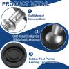 PATIKIL Rubber Foot Spike, 3 Pcs Universal Anti-Slip 3/8 Inch Thread Rubber Tripod Foot Pad Spikes Ball Head for Monopod Legs Replacement on Smooth Uneven Surface - (38x56mm) view 3