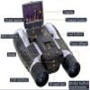 1080p Digital Camera Binoculars - Black, Folding Telescope with Built-in HD Camera for Adults view 3