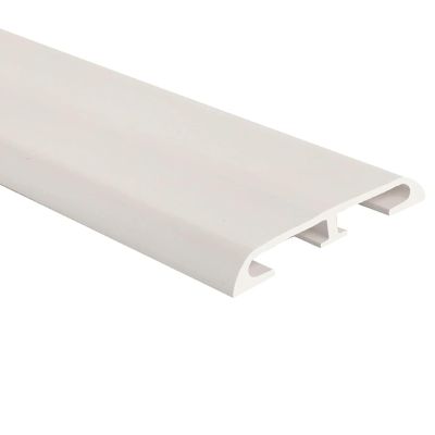 Cable Floor Covers for Cords 39 in PVC Wire Hider Floor Self-Adhesive Free Cutting Electrical Cord Covers for The Floor Protect Cords for Living Room Office(White)