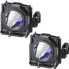 CJD 2Pcs Original Genuine ET-LAD70W / ET-LAD70AW Projection Lamp/Bulb Replacement for Panasonic PT-DX820E PT-DX820W PT-DX820WE PT-DX820WU PT-DX820J Projectors (OEM Bulb Inside) view 1