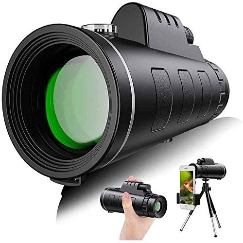 40X60 High Power Binoculars with Smartphone Holder - IPX7 Waterproof Monocular for Bird Watching, Camping, Hiking, and Outdoor Sightseeing