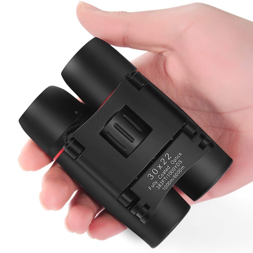 Adults' Compact Binoculars - Lightweight Mini Folding Glasses for Concerts, Theater, Opera, and Bird Watching (30X22)