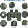 10x50 Compact Binoculars for Adults, with Neck Strap, Ideal for Bird Watching, Hiking, Concerts & Stargazing view 2