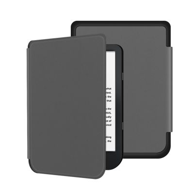 AJUSIBZR Slim Magnet Case Compatible with Kobo Nia Ereader 2020 PU Ebook Smart Cover Lightweigh Auto Sleep Protective Shell(Gray)