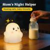 canvage Rechargeable Night Light for Kids - Silicone Lamp with Touch Sensor for Kids Room - LED Squishy Night Light for Baby Nursery with 19 Interactive Sounds/3 Light Modes/30-Min Timer view 4