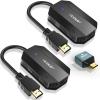 EDUP Wireless HDMI Transmitter and Receiver 4K Decode Input 1080P Output, Plug & Play, 165FT /50M Long Range Wireless HDMI Extender Low-Latency for Video/Audio to Monitor from PC/Projector/TV Box view 1
