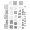 BGA Reballing Stencil Net 47PCS Set High Precision Durable 304 Stainless Steel Universal Rework Template Kit for Laptop Desktop Motherboard Repair view 1