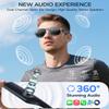 AI Smart Glasses with Chat GPT & 100+ Language Translation, Polarized & UV Protection Sunglasses with Blue Light Filtering Lenses, Ultra-Light Metal Frame, Travel Bluetooth Glasses for Men & Women view 3