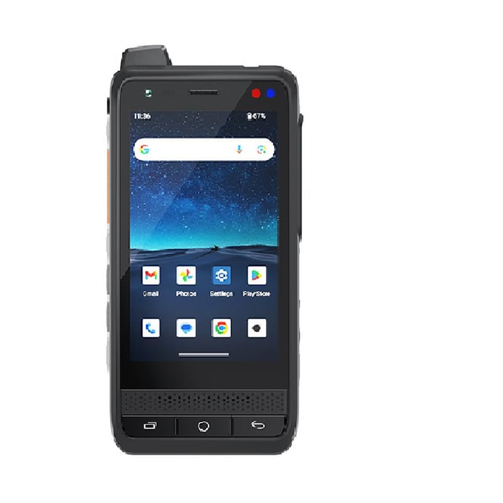 Uniwa F400 Network Radio 4G LTE Rugged Phone Android 15 PTT Walkie Talkie Unlocked PoC Radio 4.0 inch Touch Screen Support Zello and Real PTT