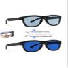 CuiSuto AI Translator Glasses - 2025 Smart Glasses with Slidable Color-Changing Lenses, Hands-Free Open-Ear Audio, Voice Assistant & UV Protection-Blue Lenses view 2