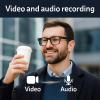 Smart Glasses Video Recording AI Glasses with 5MP Wide-Angle Camera Multiple Languages Translation Image Recognition Bluetooth Calling Music Playback for Android iOS Clear view 3