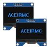 2pcs 1.54 Inch OLED Module 12864 128x64 SSD1309 Driver IIC I2C Serial Interface Self-Luminous Display Board Compatible with Raspberry Pi STIM 32-4 Pin (Blue) view 1