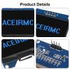 2pcs 1.54 Inch OLED Module 12864 128x64 SSD1309 Driver IIC I2C Serial Interface Self-Luminous Display Board Compatible with Raspberry Pi STIM 32-4 Pin (Blue) view 3