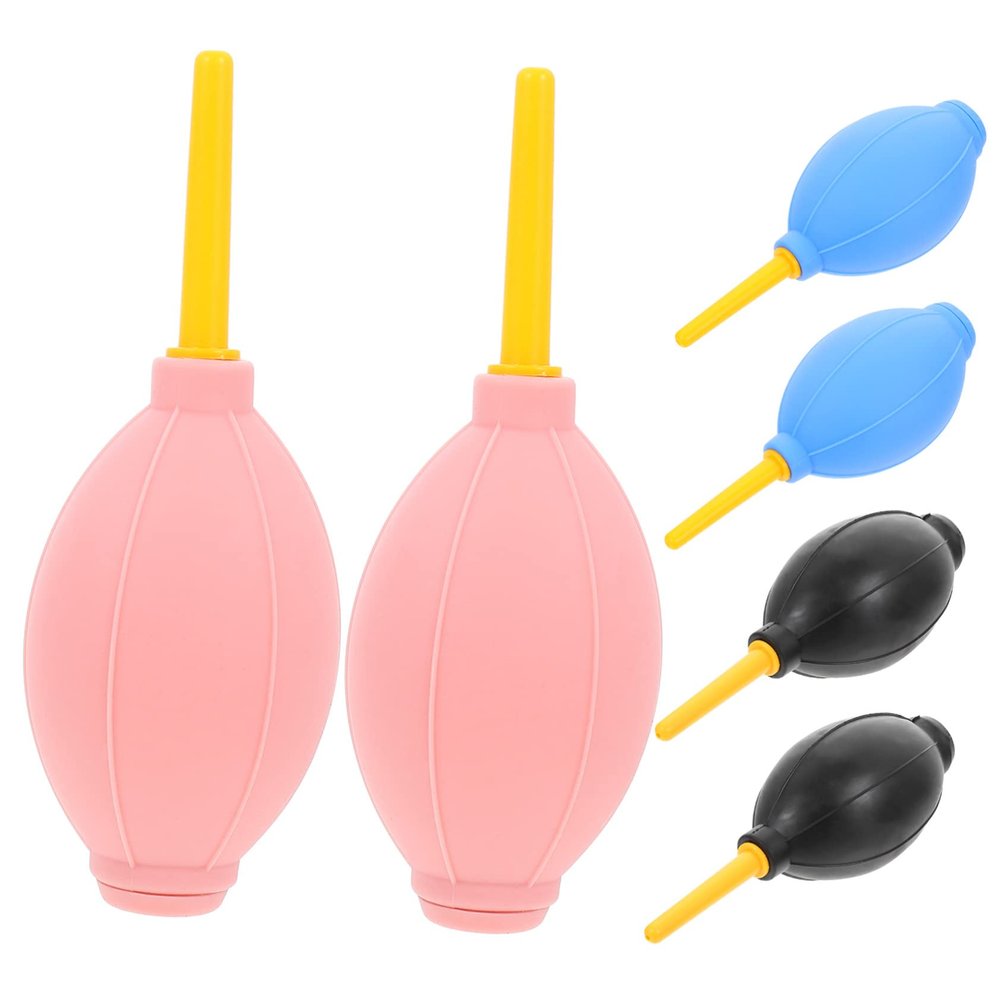 POPETPOP 6pcs Silicone Air Blower Bulb Dust Cleaner for Eyelash Extension and Camera Lens Cleaning Portable Lightweight Rubber Bulb Air Pumps for Keyboard Laptop Phone Maintenance