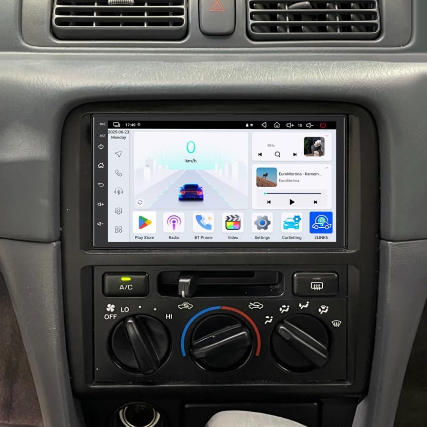4+64G 7" QLED Touchscreen Car Stereo for Toyota Camry 1997 1998 1999 2000 2001 with Wireless CarPlay & Android Auto, in-Dash Navigation Car Radio with Bluetooth 5.4, Backup Camera, FM/AM Radio