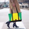 Guyana Flag Guyanese Blue Red Portable Laptop Case for Women with Zipper Work Tote Bag for Ladies with Lunch bolsos secret para mujeres view 2