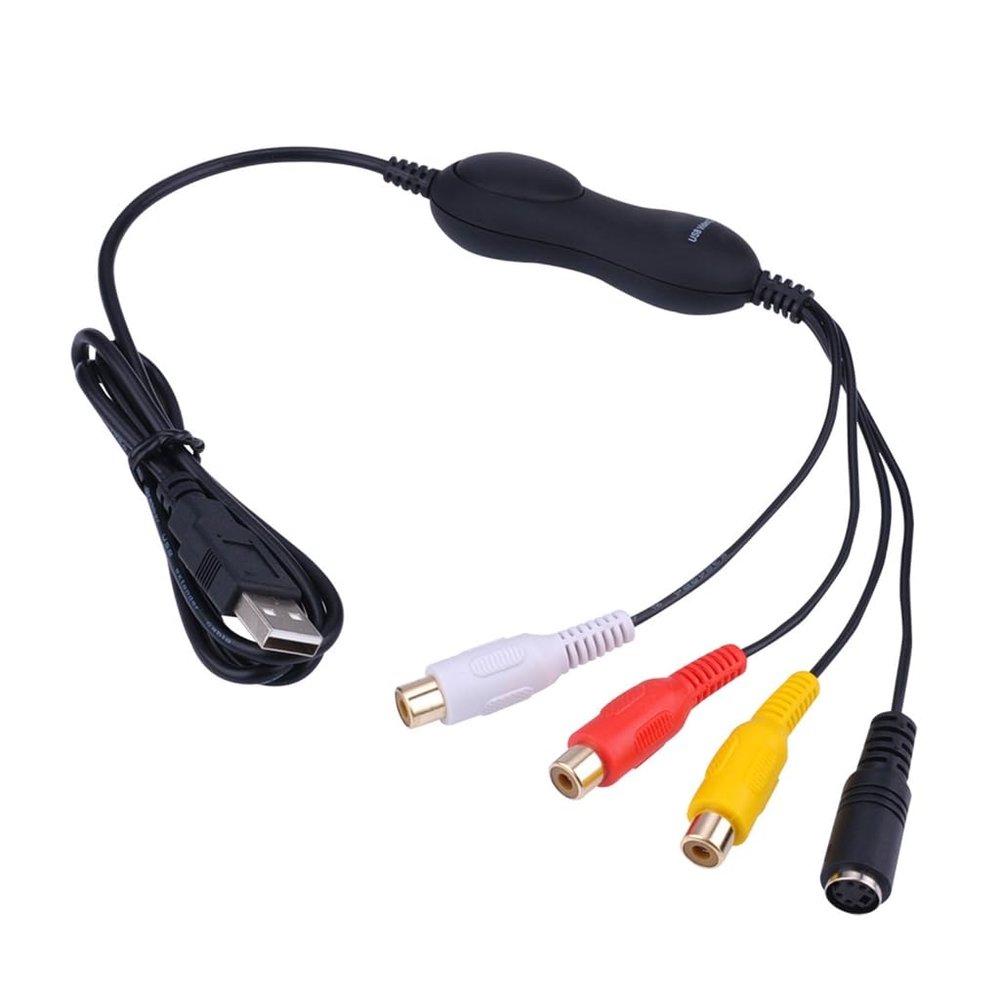Professional Video Digitizing Tool Converts Analogs to Digital Through USB2.0 480p Resolution Capturing with Mus