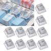 10pcs Transparency Keycaps 1U/ Size for Most Mechanical Keyboards Slip Proof Design view 2