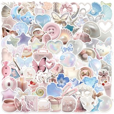 100Pcs Aesthetic Water Bottle Stickers Pack, Cute Aesthetic Stickers for Scrapbook Journal, Waterproof Vinyl Sticker for Water Bottles Laptop Kindle Guitar Skateboard(White100)