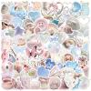 100Pcs Aesthetic Water Bottle Stickers Pack, Cute Aesthetic Stickers for Scrapbook Journal, Waterproof Vinyl Sticker for Water Bottles Laptop Kindle Guitar Skateboard(White100) view 1
