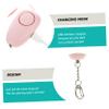 Healifty Rechargeable Personal Safety Alarm for Dual Siren and LED Light Alarm Keychain for Joggers Elderly Night Workers and Outdoor view 2