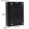 eleUniverse Ultra-Thin CNC Aluminum Alloy GPIO Passive Cooling Case with Thermal Pads for Raspberry Pi 5 2GB/4GB/8GB/16GB view 2