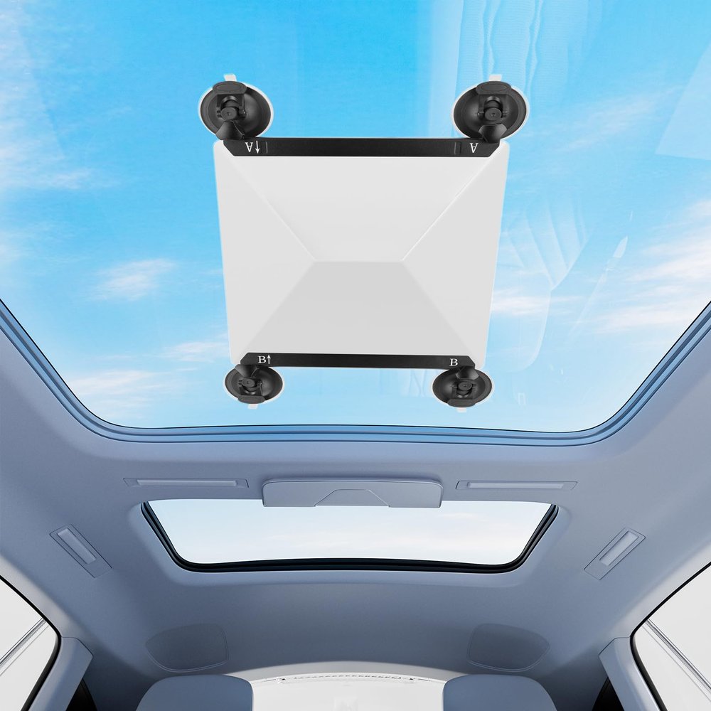 Accecraft Starlink Mini Suction Cup Mount, Secure Car Mount for Sunroofs/Windows, Strong Grip for RVs, Boats & Road Trips, Stable Satellite Signal Guaranteed