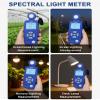 GOLDCHAMP Digital Light Meter, Spectrometer PAR Meter High-Precision (0-1,000,000 Lux), Measures Lux/CCT/CRI/UV/Spectral Curve for Plants, Greenhouse, Photography 400-700nm view 3