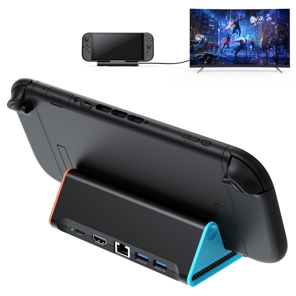 Switch 2 TV Dock for Nintendo with 4K@60Hz HDMI 2.0A((Need Firmware Update)
