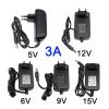 AC 110-240V DC EU US Pulg Power Adapter 12V 9V 5V 6V 15V 3A Power Charger Adaptor Supply for LED Light Strip 5.5 Mm X 2.1 Mm(EU,12V_3A) view 2